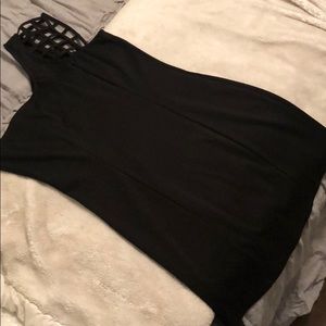 A’gaci Black One Strap Dress